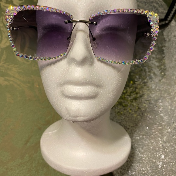 Bling Rhinestone Sunglasses - Picture 3 of 5